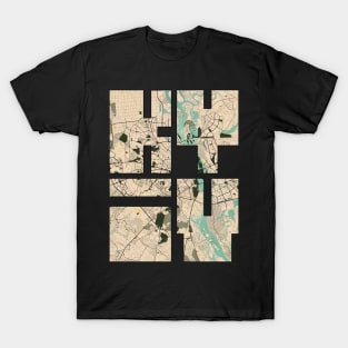 Kyiv, Ukraine City Map Typography - Vintage T-Shirt